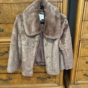 Brand new faux fur jacket